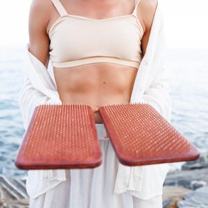 Sadhu board beginner,advanced | Nail board for meditation and yoga | 8mm 10mm 12mm 15mm | Engraved nail standing board | Yoga gift