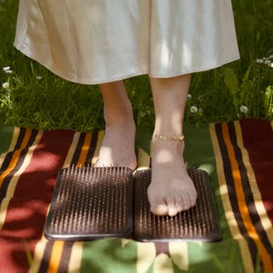 Wooden Sadhu board with nails: A unique meditation and yoga gift