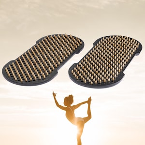 Sadhu nail board with bamboo nails - a tool for balance and concentration for beginners and professionals