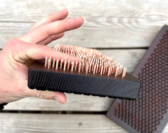 SADHU BOARD – Thermo Ash with Dynamic Copper Nails | Made to Order Premium Yoga Gift