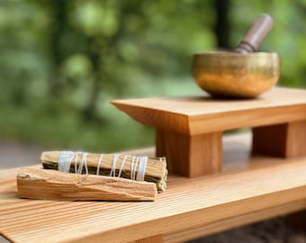 Altar table - Wooden meditation table