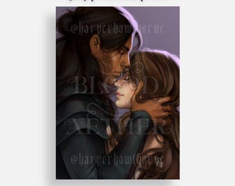 Of Blood and Aether Character Art Print - Arken & Kieran by sakuraartist