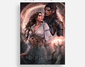 Of Blood and Aether Character Art Print - Arken & Kieran by KaylerinArts