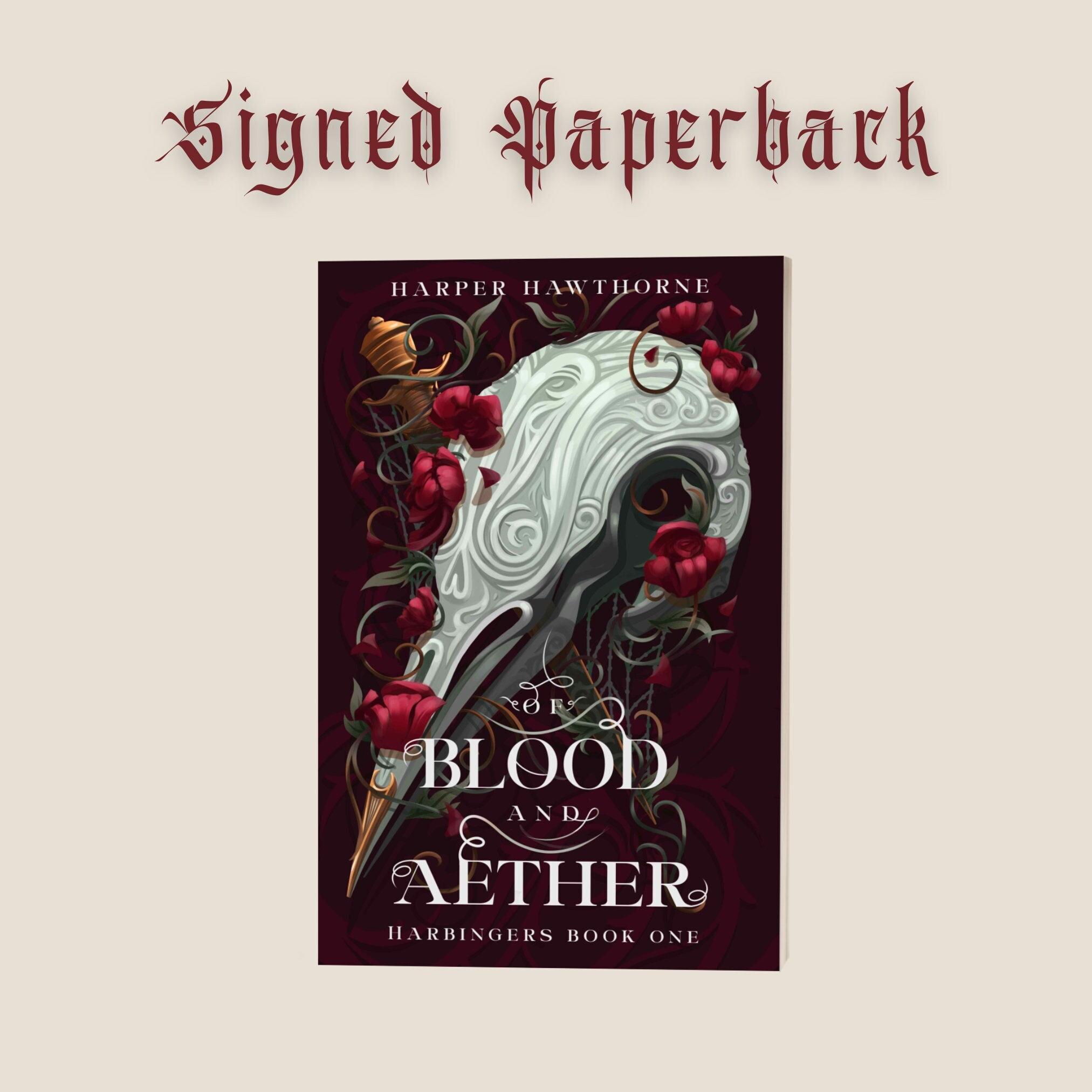 Of Blood & Aether Signed Paperback (First Edition)