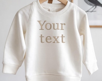 Felpa personalizzata ricamata, felpa con il tuo testo, felpa personalizzata per bambini, felpa con il tuo fratello maggiore: maglione per l'annuncio della nascita