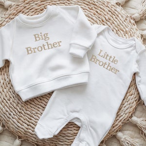 Haftowana bluza Big Brother, Śpioszki dla małego brata, Sweter Big Brother, Promocja Big Brother, Ogłoszenie o narodzinach dziecka, Rodzeństwo braci