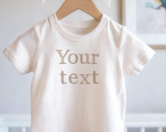 Embroidered Personalised Kids T-Shirt, Your Text T-Shirt, Personalised Kids Sweatshirt, Big Brother Sweatshirt: Baby Announcement Jumper