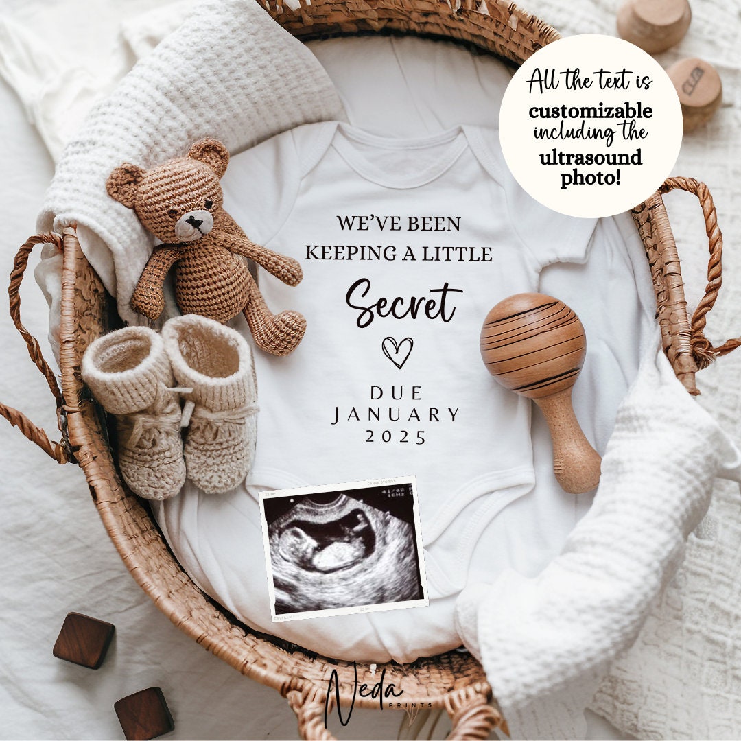 EDITABLE Pregnancy Announcement Digital, Baby Announcement, Pregnancy Reveal, Customizable ...
