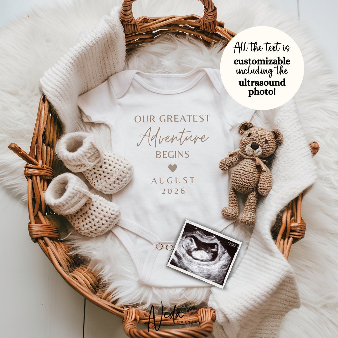 EDITABLE Pregnancy Announcement Digital, Baby Announcement,