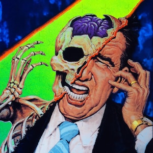 SKIN AND BONES - Blacklight Poster Tapestry