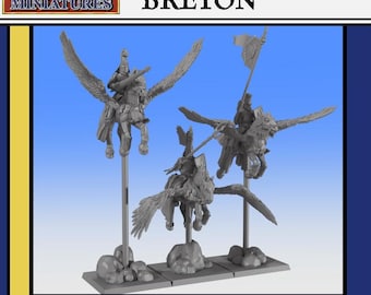 Caballeros sobre Pegaso - Modelo de 32 o 28 mm: Encuentros Monstruosos