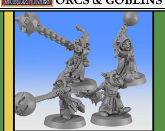 Unidad de fanáticos de los goblins de las cavernas - Modelos de 28 o 32 mm - Encuentros monstruosos