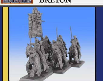 Caballeros a caballo en busca de aventuras - Modelo de caballero de 32 o 28 mm: Encuentros monstruosos