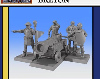 Bombard o Pot-de-fer Warmachine - modelo de 32 o 28 mm: Monstrous Encounters