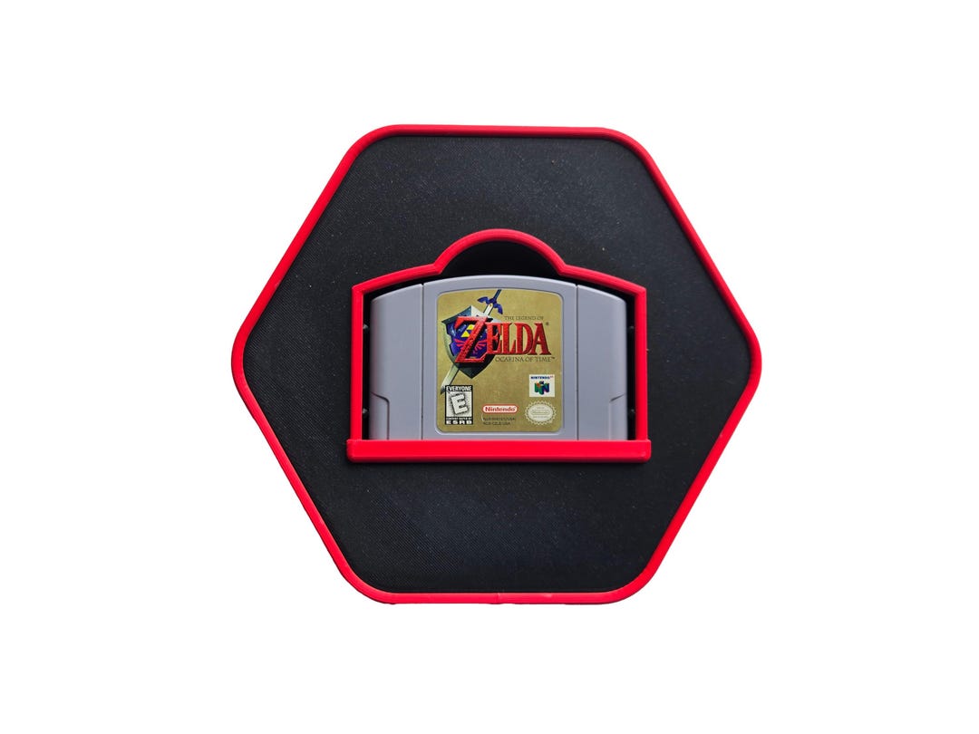 Modular N64 Wall Mount | Nintendo 64 Cartridge Display Storage ...