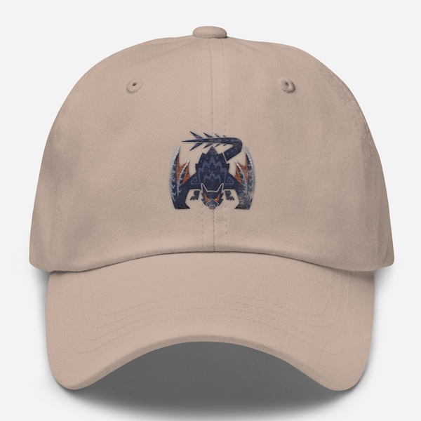 Monster Hunter Nargacuga Hat | Embroidery | Dad Cap | Game Lover | Gift | Iceborne Rise Sunbreak