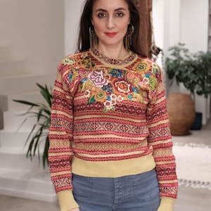 Pull vintage année 80 sale