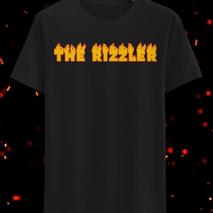 The Rizzler Fire Tee Dank Meme T-Shirt Cursed Tshirts Oddly specific Tee Gen Z Memes W Rizz God Rizz University