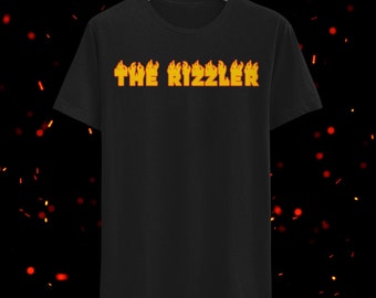 The Rizzler Fire Tee Dank Meme T-Shirt Cursed Tshirts Oddly specific Tee Gen Z Memes W Rizz God Rizz University