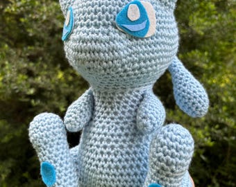 Crochet Shiny Mew Plushie