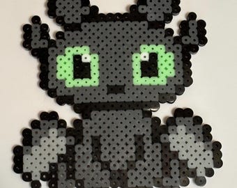 Arte con cuentas Perler sin dientes