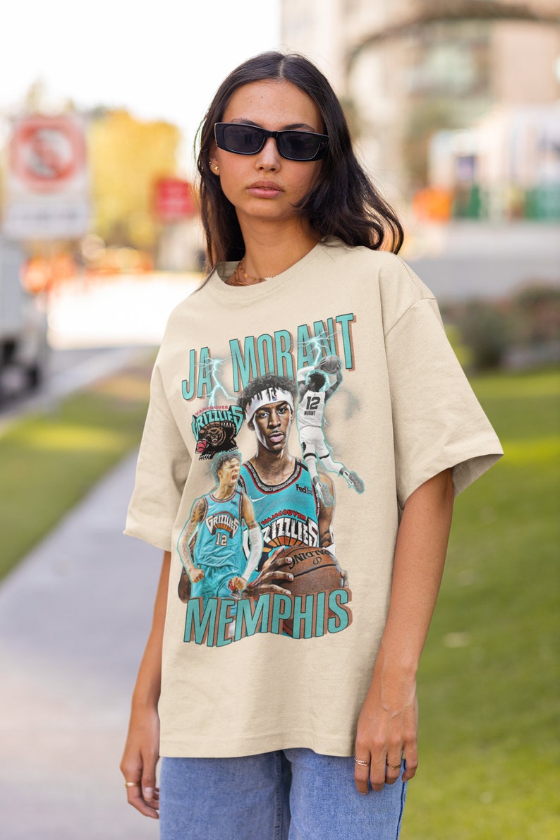 Vintage Ja Morant T Shirt, Basketball Shirt, Grizzlies Tee, NBA Fan Gift, Sports Tshirt