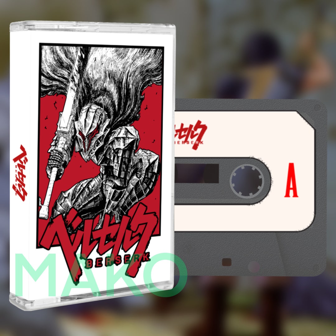 Berserk Anime 1997 OST CUSTOM Cassette Tape Manga Retro Dark