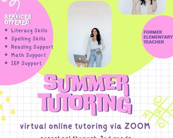 Online Tutoring Flyer for small business