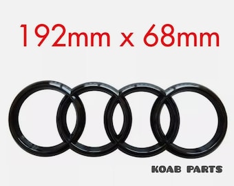 AUDI 192mm Rear Gloss Black