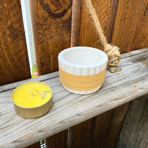 Gute Laune - Citronella Kerze - Mückenkerze - Zitrone - Grillen Geschenk, Deko - Dankeschön - Stimmungskerze - gute Laune, Ostern, Muttertag bild 9