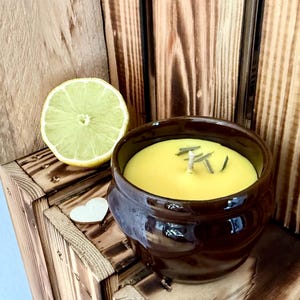 Gute Laune - Citronella Kerze - Mückenkerze - Zitrone - Grillen Geschenk, Deko - Dankeschön - Stimmungskerze - gute Laune, Ostern, Muttertag 5