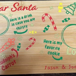 Santa’s cookie tray