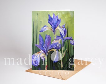 Triple Iris A2 card with envelope