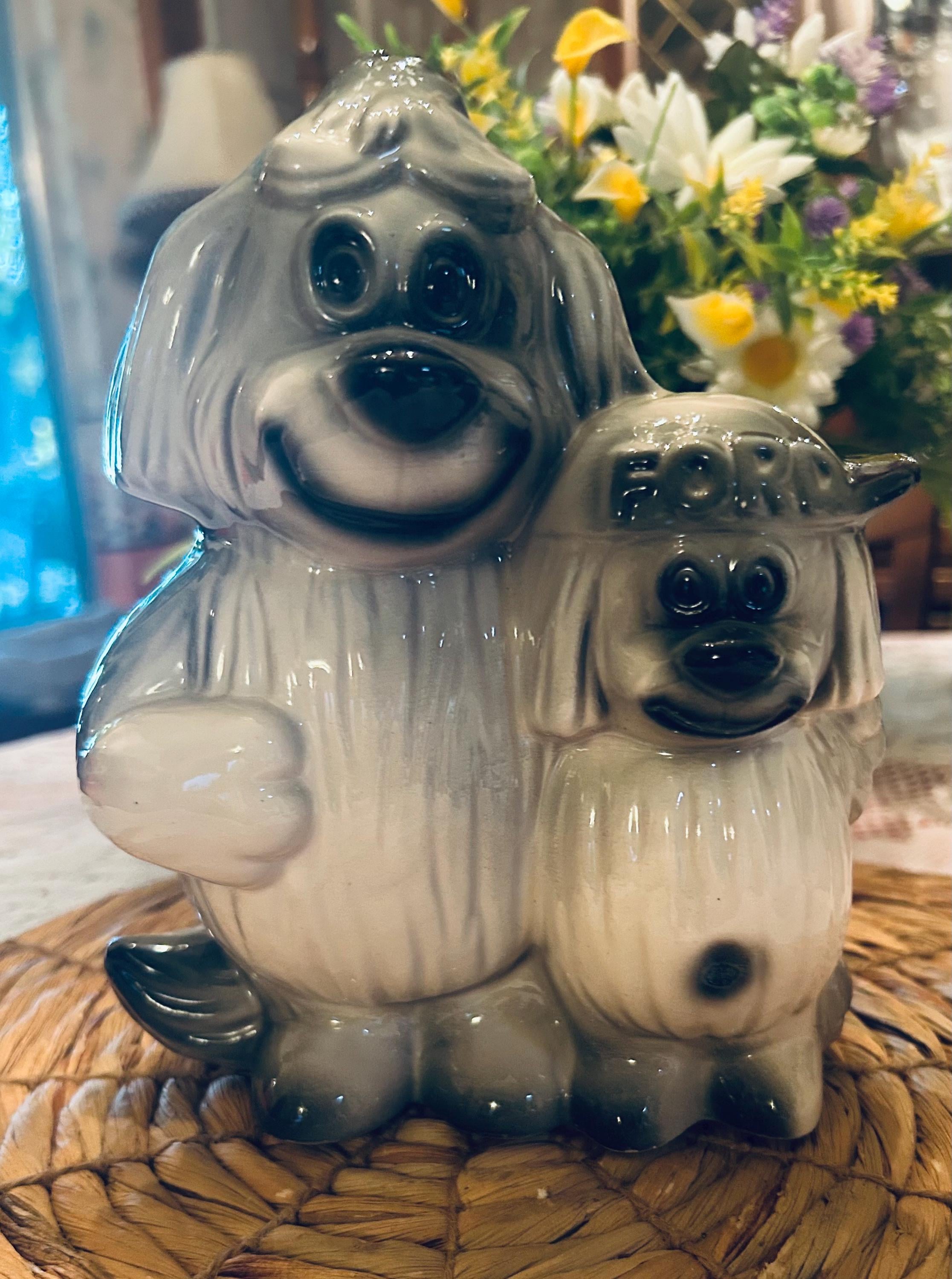 ヴィンテージ Ford セラミック ドッグバンク（貯金箱） アメリカ製 Ford Dog Bank - Etsy