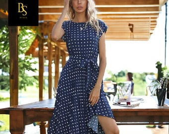 Cross back linen dress PAULA,Fitted Casual,dress for woman,Dress with Full Skirt,summer dress with pockets,Flare vintage style dress,wedding