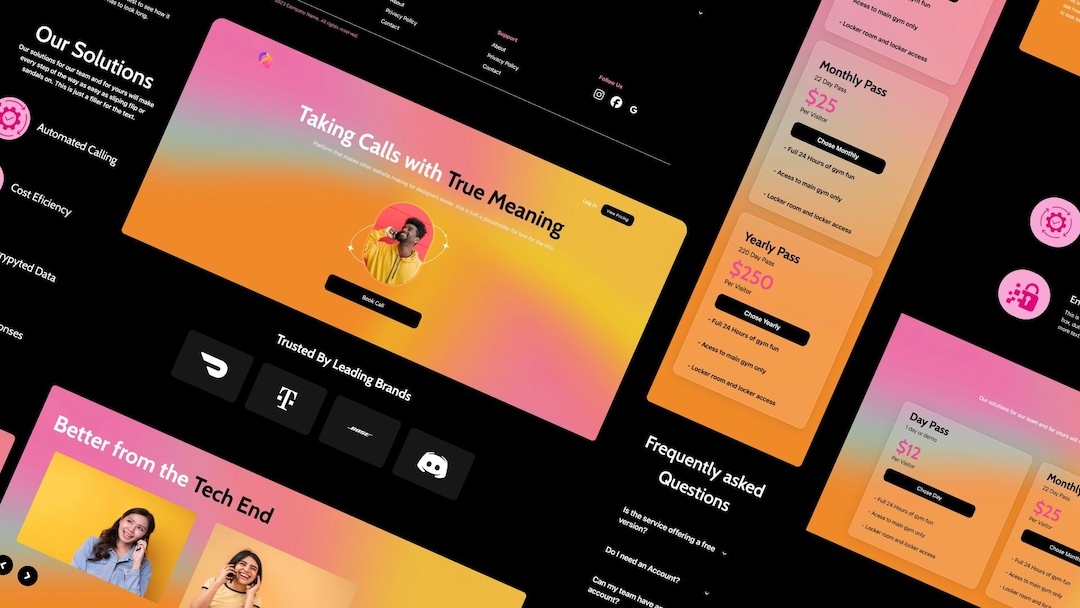 Saas Website Template | Fully Customizable, Seo-friendly & Ready to ...