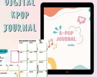 Digital Kpop Journal & Planner (Digital Download)