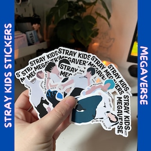 Stray Kids Stickers Megaverse inspiriert, Kpop Stickers, Stickerset
