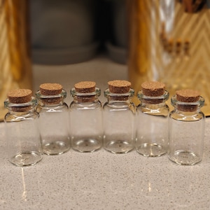 Mini Glass Bottles with Cork: Craft & Jewelry Storage, Party Favors
