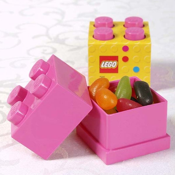 LEGO Party Favour Boxes, Kids Birthday Treat Boxes, Building Brick Party Supplies