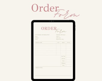 Order Form Business