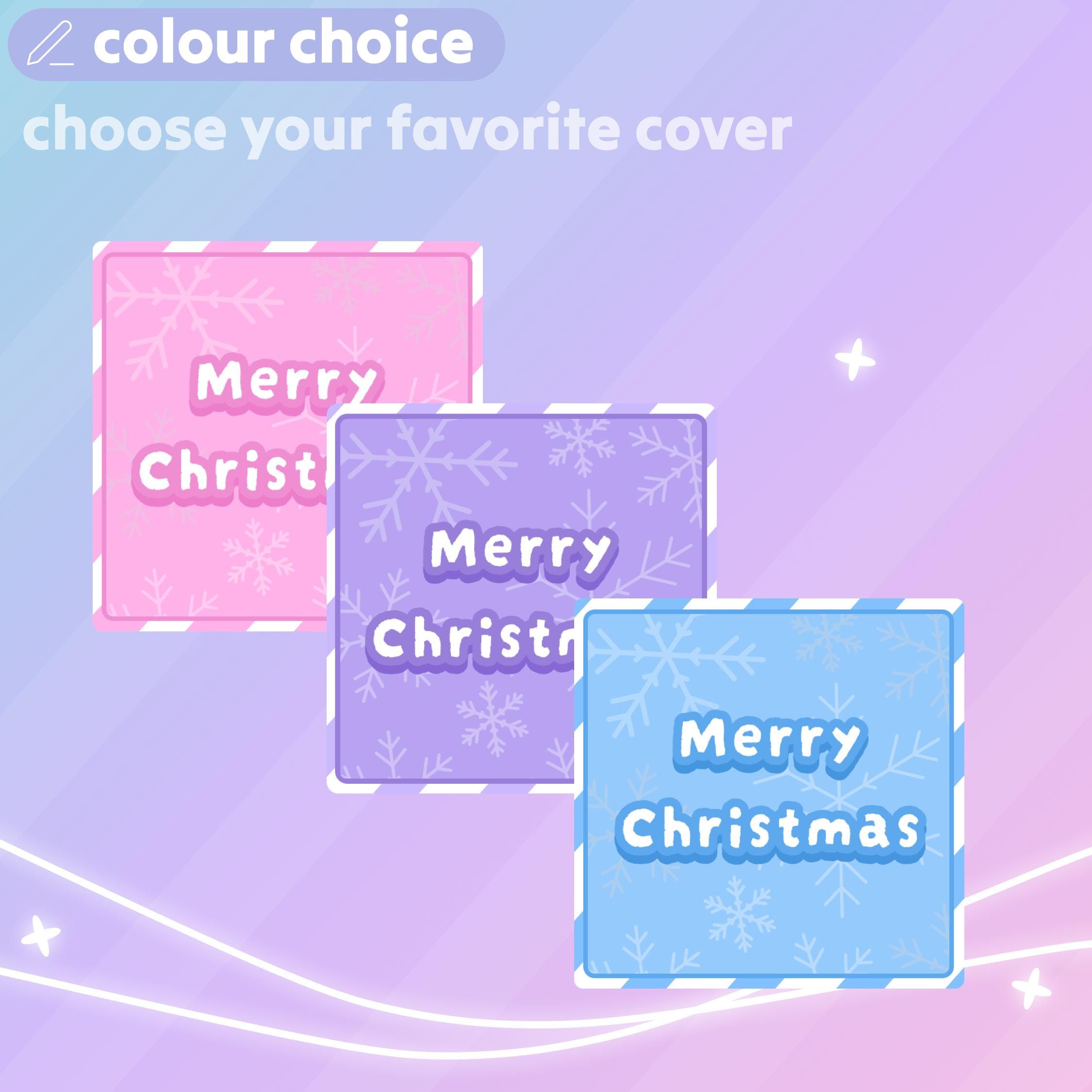 Kawaii Advent Calendar Twitch Widget: Animated Christmas Streamer ...