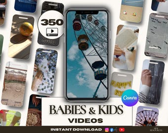 350 Kids faceless videos for Reels- Faceless instagram- Parenthood reels- Motherhood faceless reels- Child content- childhood social media-