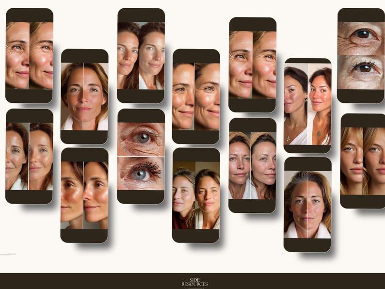 Skincare professionals seeking to scale their online presence benefit from this bundle’s structured layouts and visual discipline. Each template is designed to help clinics communicate transformations with precision and confidence. The straightforward customization process reduces content production time while maintaining high standards. The included grid planner gives teams an organized approach to long-term scheduling and brand consistency across formats.