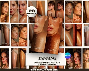 Spray Tan Templates | Spray Tanning Social Media | Mobile Airbrush Tan Artist | spraytanning | Before After Instagram | tanning instagram