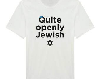 Quite Openly Jewish Unisex Crewneck T-shirt