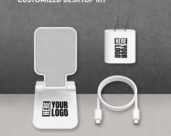 X-2, Affordable Gift Tech Set, Corporate Giveaway Gift, Company Logo Bulk Order Gift, Best New Hire Welcome Gift, Affordable Desktop Kit
