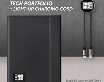 X-4, Customized Corporate Logo Portfolio, Company Gift Portfolio, Custom Notebook, Business Gift Padfolio, Elevate Corporate Gifting