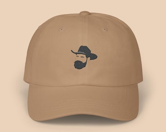 The Classic Dad cap Cowboy Hat -  Classic Dad Cap, Cowboy Embroidery
