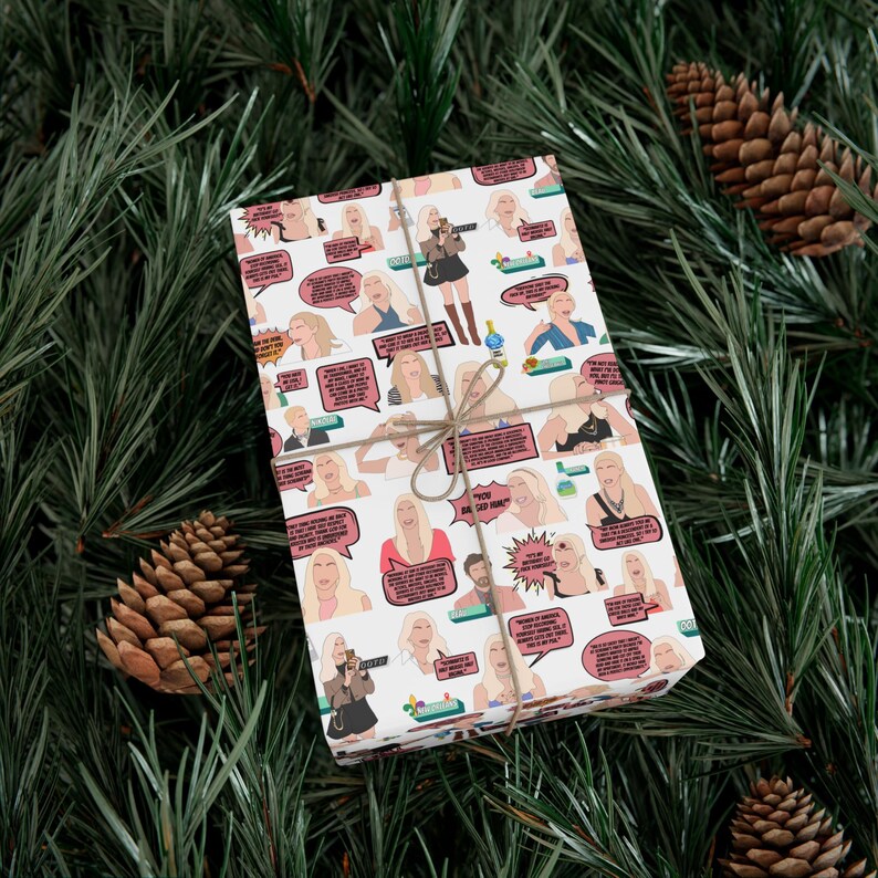 Wrapping Paper, Vanderpump Rules Inspired Gift Wrap, Stassi Schroeder Quotes, Holiday Gift Wrap, Stationery Supplies, Unique Gift Packaging, immagine 8